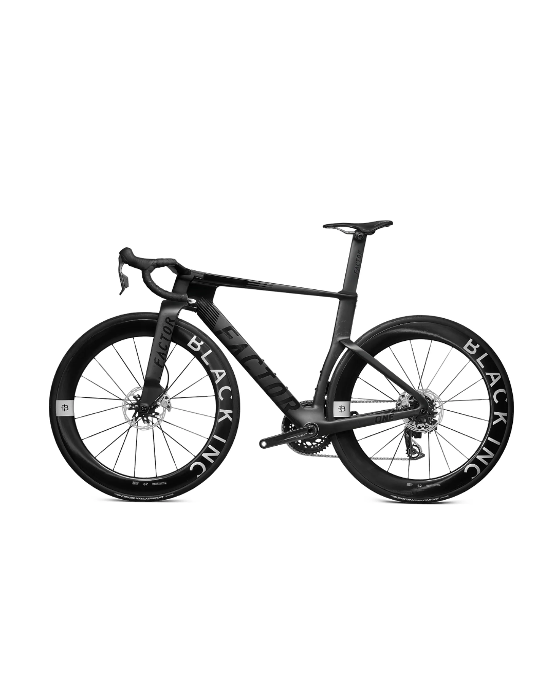 Factor ONE V3 52cm frame set Onyx Black, Seatpost 0, Barstem Size_2 Rise 20, SRAM FORCE SPRPM E1 DUB Cranksets 165 4835,Cassett1033 ), 62CD